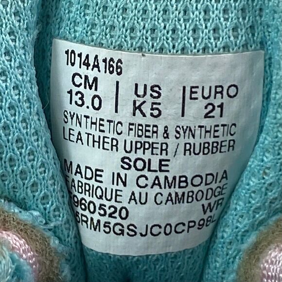 Asics Contend 6 Ts School Yard Jr 1 Pink Size 5K Girls Colorful - Picture 2 of 10